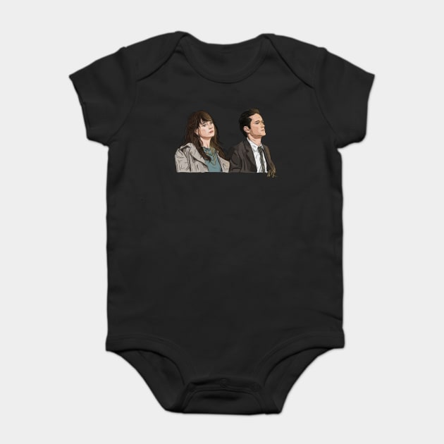 500 Days of Zooey & Joe Baby Bodysuit by 51Deesigns